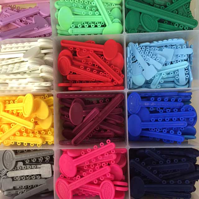 Colourful Braces Elastics